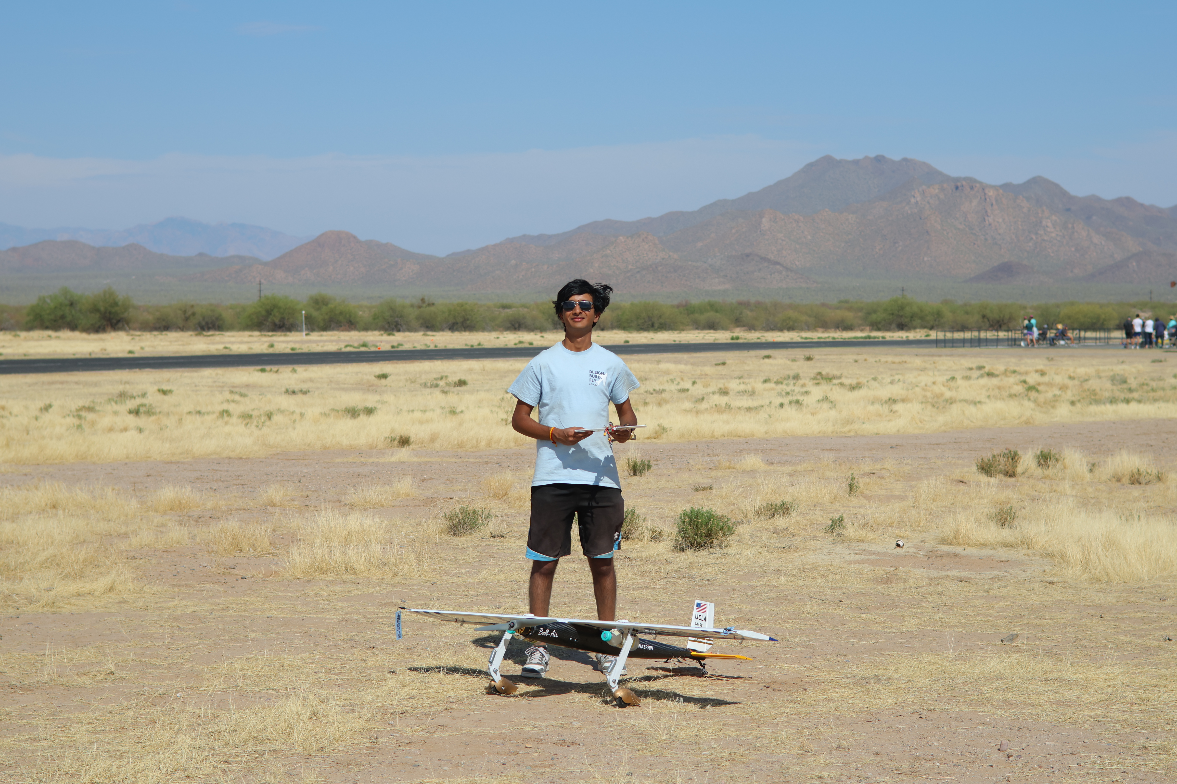 Me with Bell-Air, our 24-25 competition aircraft!