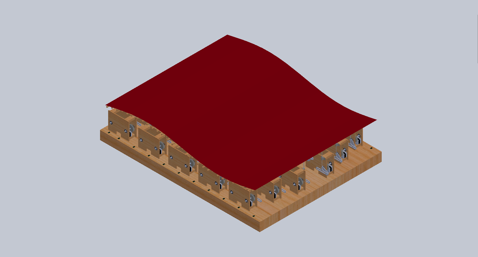 SolidWorks CAD of M-OCEAN Wave Generator